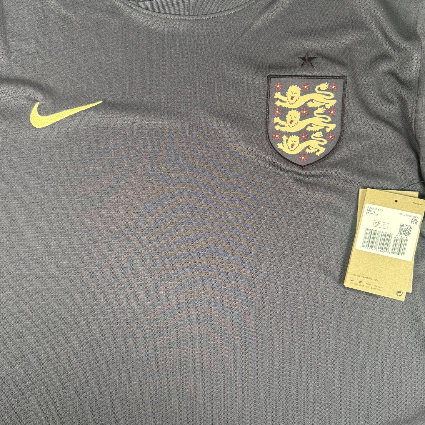 England 2024/2025/2026 Away Football Shirt XXL BNWT