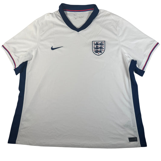 Front of England 2024/2025/2026 home football shirt, size 3XL