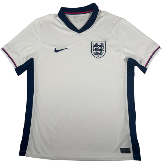 Front of England 2024/2025/2026 home football shirt, size Large