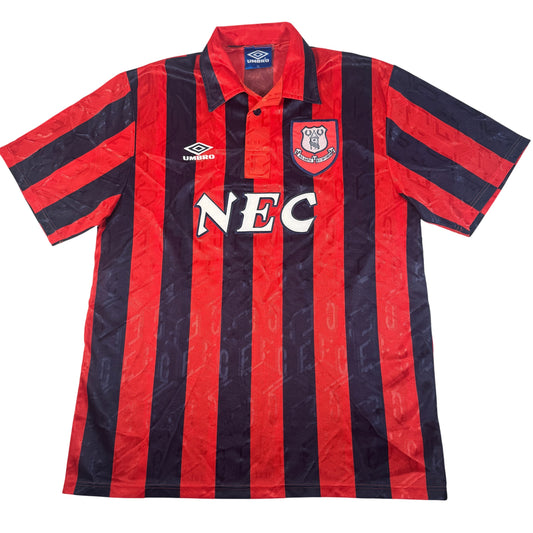 Front of Everton 1992/1993/1994 away football shirt, size XL