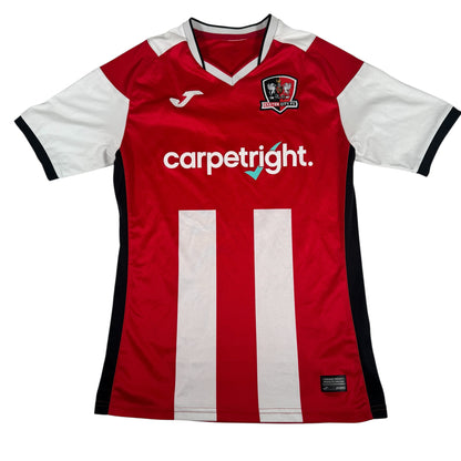 Exeter City 2020/2021/2022 Home Football Shirt Small — full front view