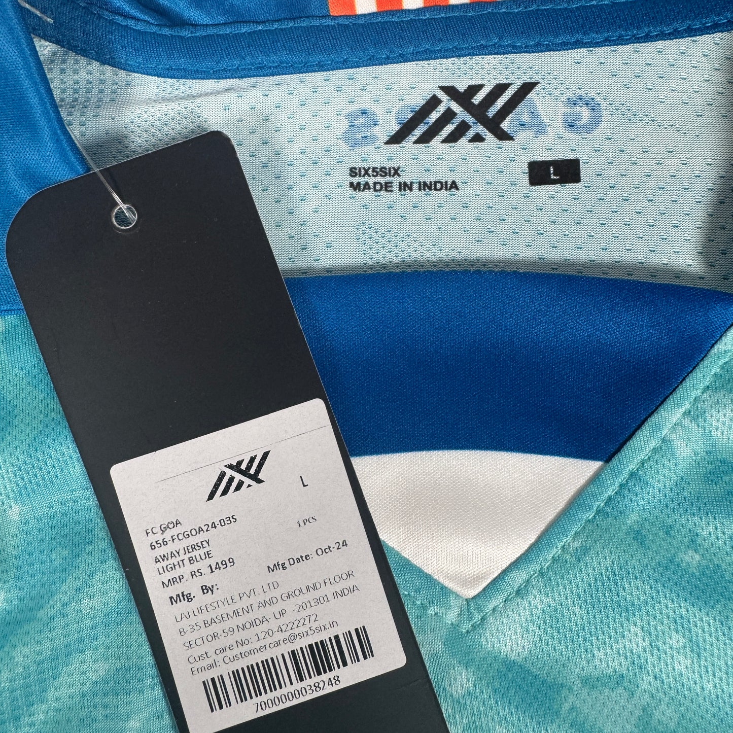 FC Goa 2024/2025 Six5Six Away Football Shirt Large BNWT BNIB – Football Shirt Kingdom