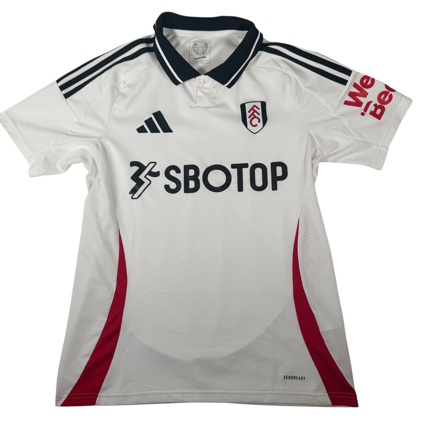 Fulham 2024/2025 Home Football Shirt Medium – Football Shirt Kingdom