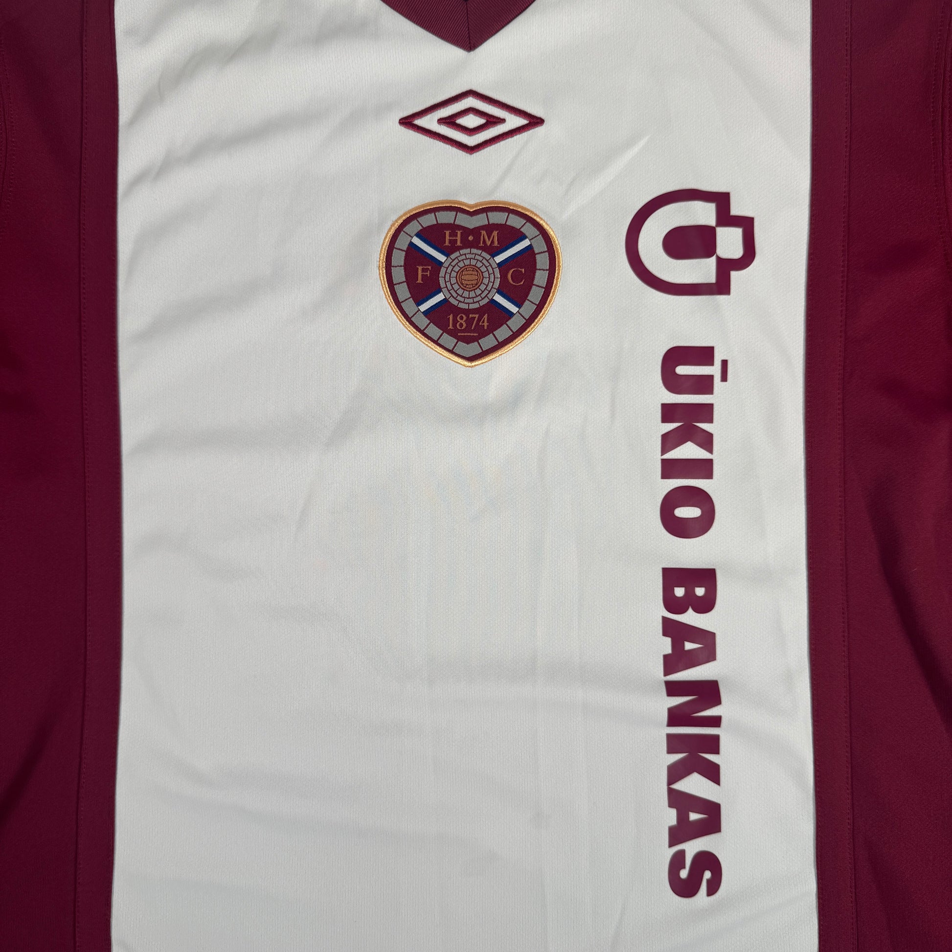 Hearts Heart of Midlothian 2010/2011 Home Football Shirt Large – Football Shirt Kingdom
