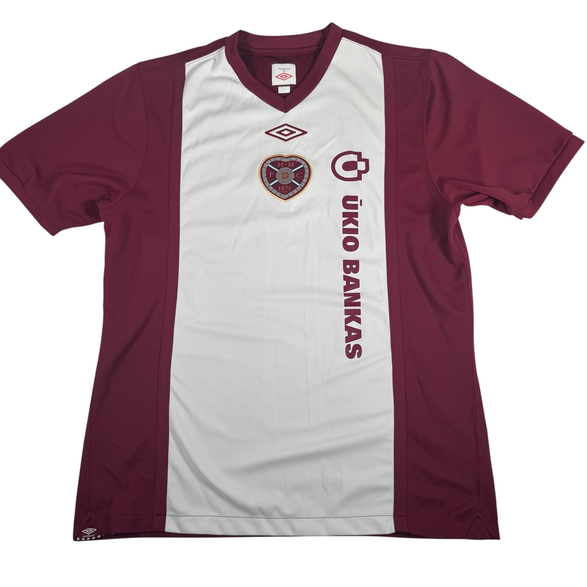 Hearts Heart of Midlothian 2010/2011 Home Football Shirt Large – Football Shirt Kingdom