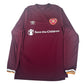 Hearts Heart of Midlothian 2020/2021 Home Long Sleeve Football Shirt Small – Football Shirt Kingdom