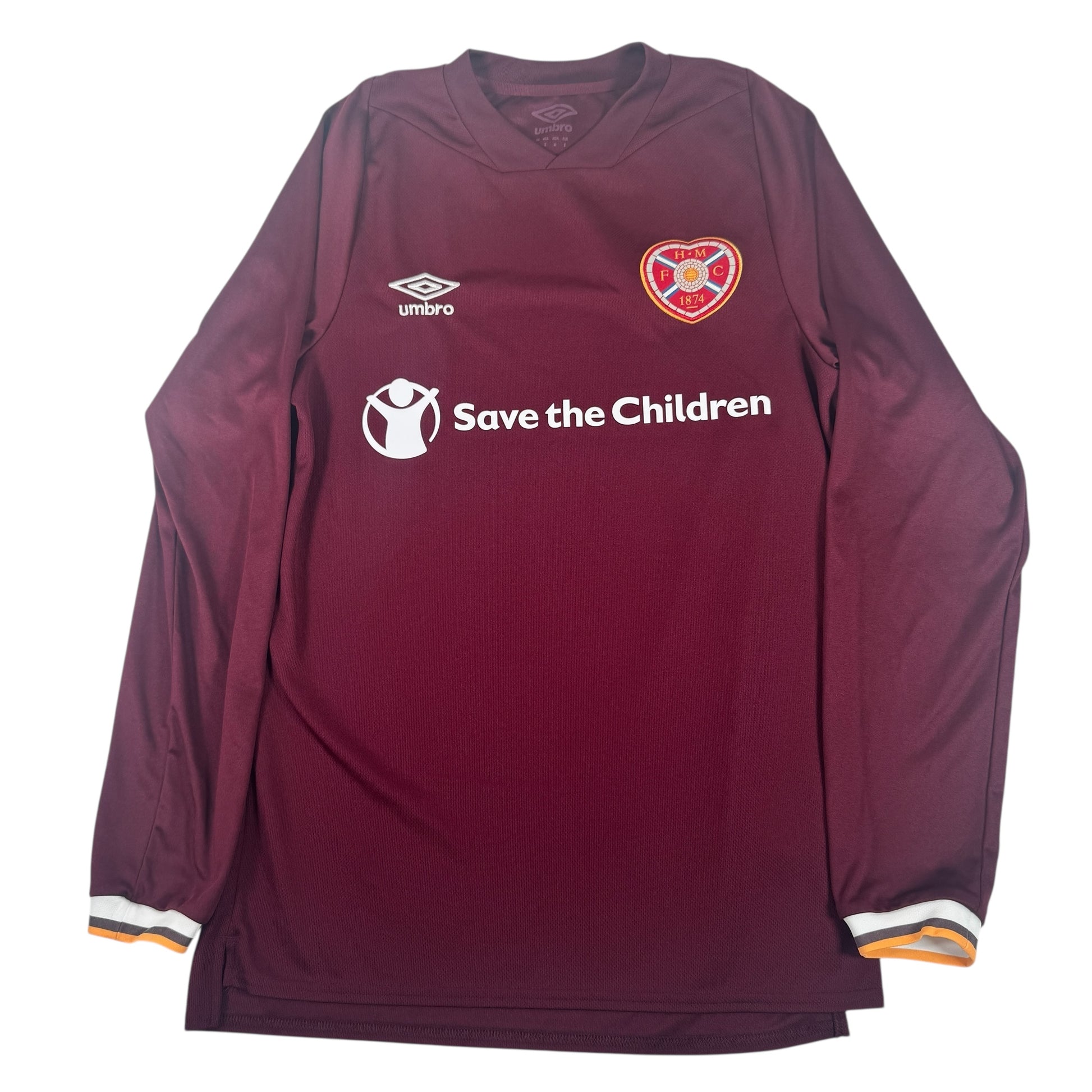 Hearts Heart of Midlothian 2020/2021 Home Long Sleeve Football Shirt Small – Football Shirt Kingdom