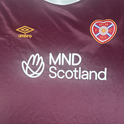 Heart of Midlothian 2022/2023 Home Football Shirt 3XL — front close-up