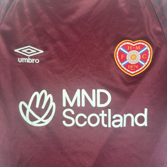 Heart of Midlothian 2023/2024 Home Football Shirt Small – Football Shirt Kingdom