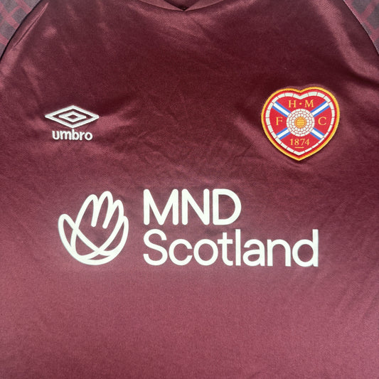 Heart of Midlothian 2023/2024 Home Football Shirt XL