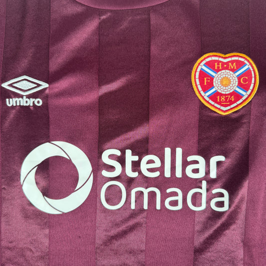 Hearts Heart of Midlothian 2024/2025 Home Football Shirt Small – Football Shirt Kingdom