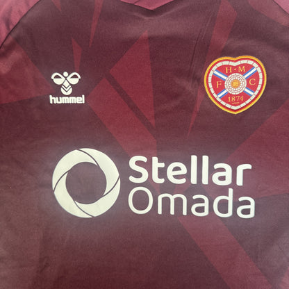 Heart of Midlothian 2025/2026 Home Football Shirt XL