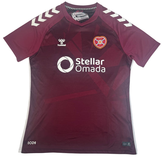 Heart of Midlothian 2025/2026 Home Football Shirt XL — full front view