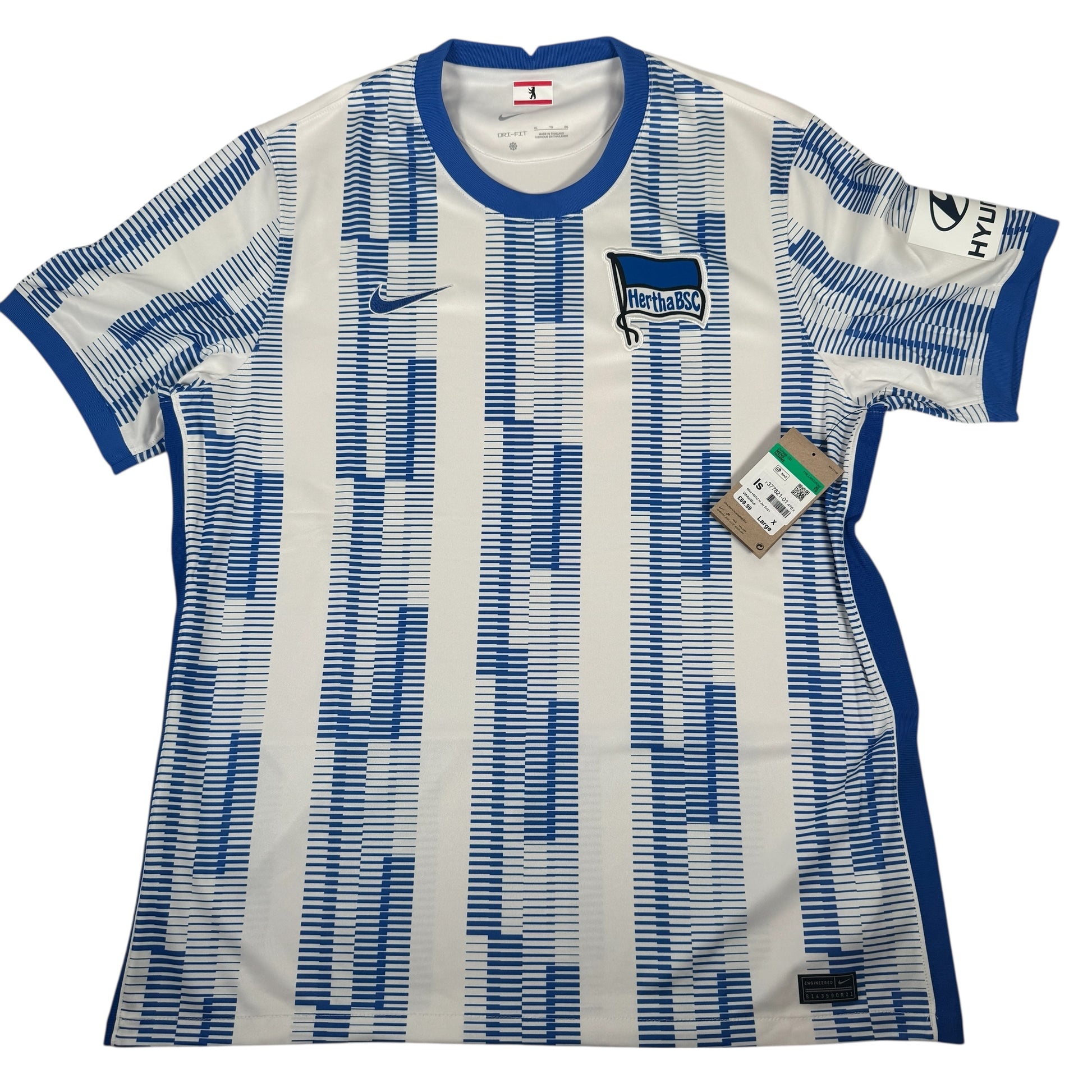 Hertha Berlin 2021/2022 Home Football Shirt XL BNWT – Football Shirt Kingdom