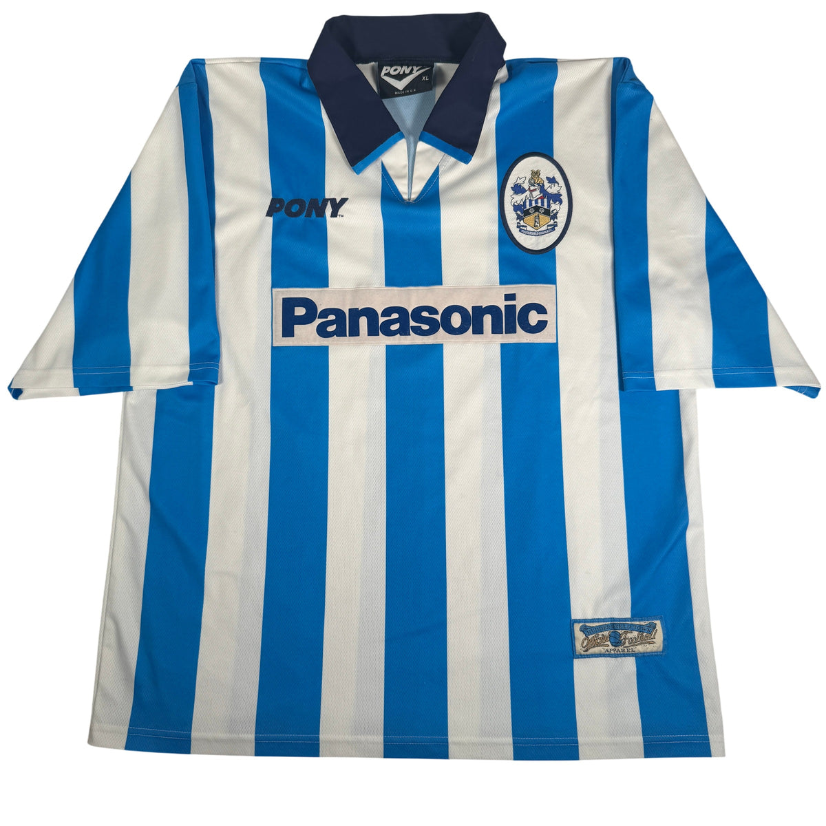 Front of Huddersfield Town 1997/1998/1999 home football shirt, size XL