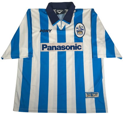 Front of Huddersfield Town 1997/1998/1999 home football shirt, size XL