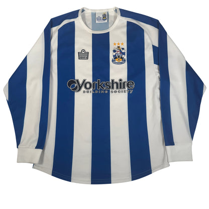 Huddersfield Town 2005/2006 Home Long Sleeve Football Shirt Small — full front view