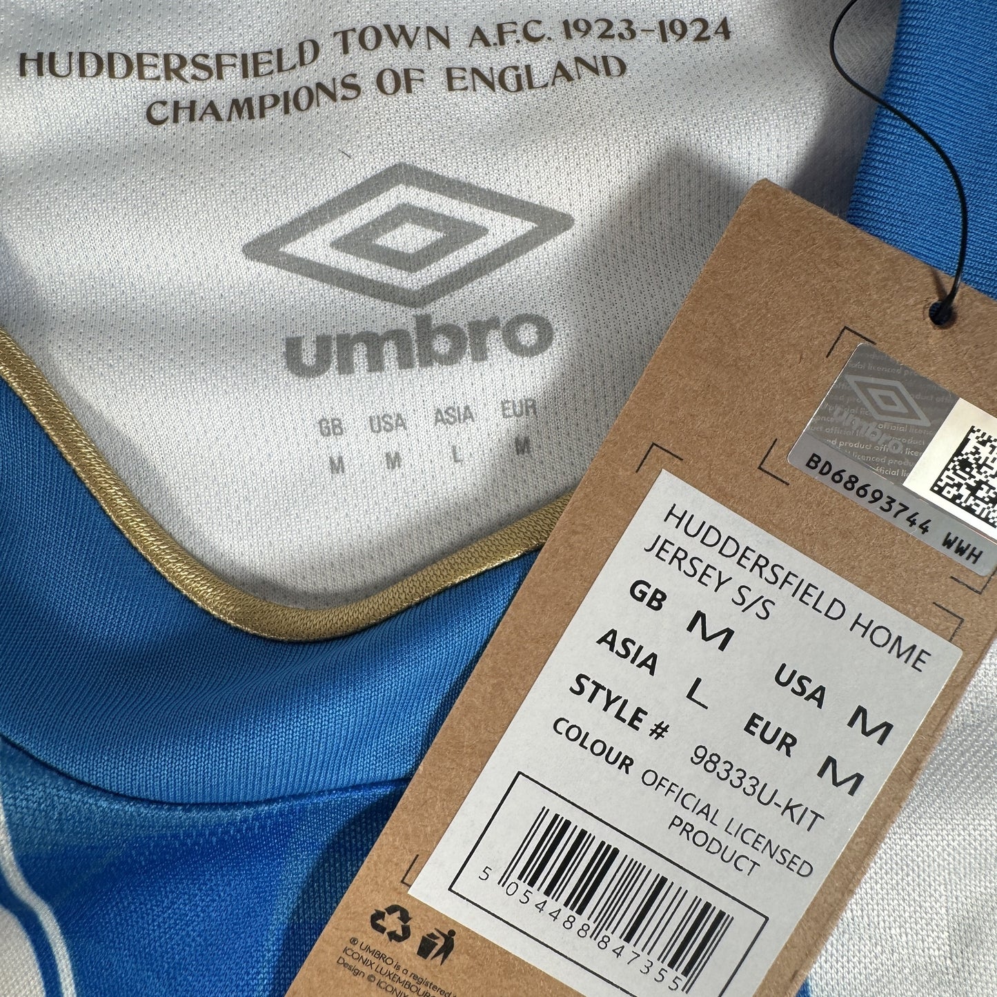 Huddersfield Town 2023/2024 Home Football Shirt Medium BNWT