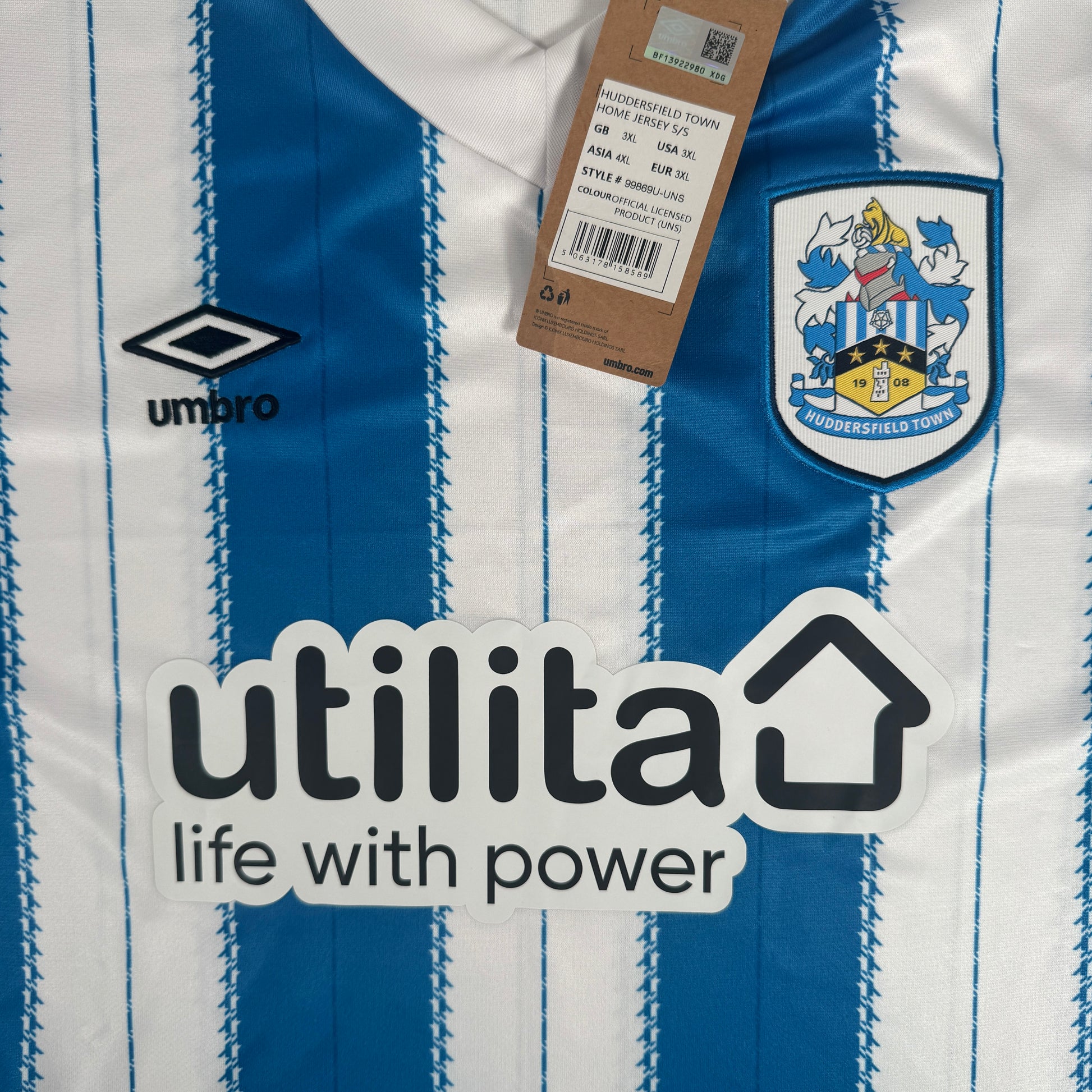 Huddersfield Town 2024/2025 Home Football Shirt 3XL XXXL BNWT – Football Shirt Kingdom