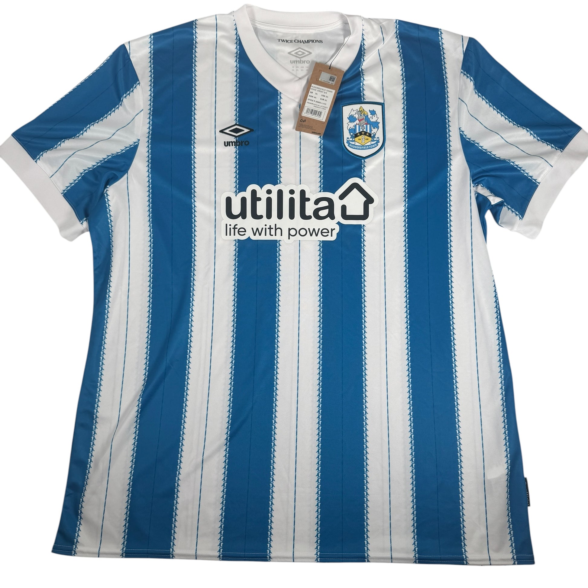 Huddersfield Town 2024/2025 Home Football Shirt 3XL XXXL BNWT – Football Shirt Kingdom