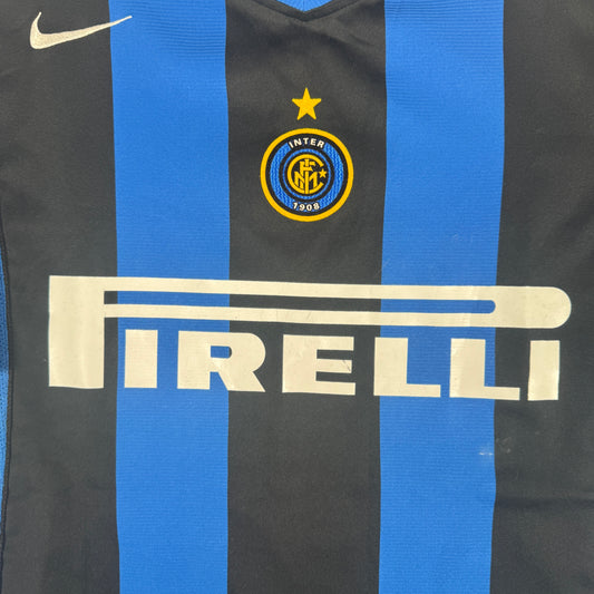 Inter Milan 2004/2005 Home Football Shirt Medium – Football Shirt Kingdom