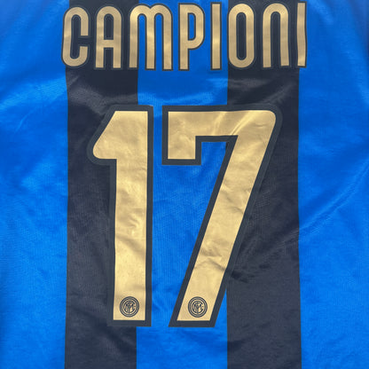CAMPIONI 17 Inter Milan 2008/2009 Home Football Shirt XL – Football Shirt Kingdom