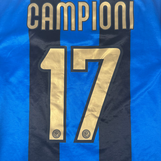 CAMPIONI 17 Inter Milan 2008/2009 Home Football Shirt XL – Football Shirt Kingdom