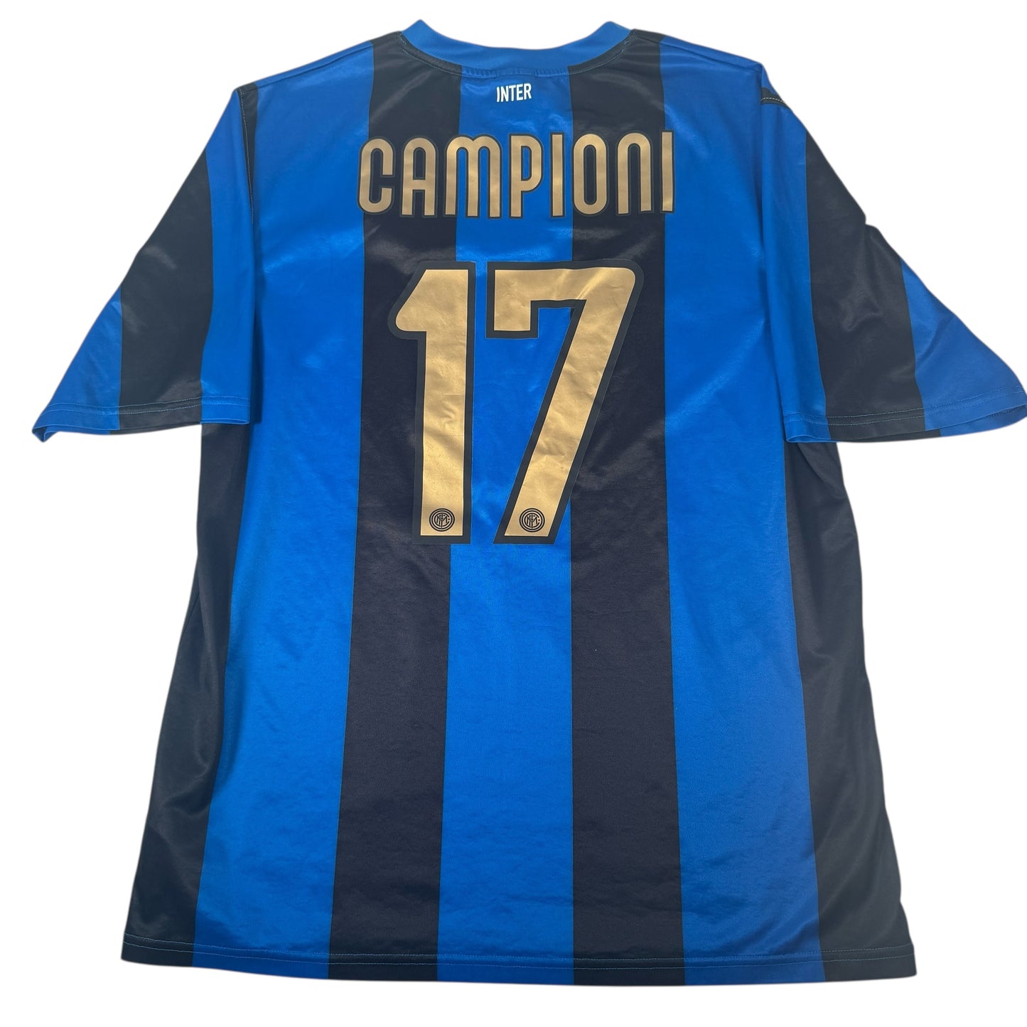 CAMPIONI 17 Inter Milan 2008/2009 Home Football Shirt XL – Football Shirt Kingdom