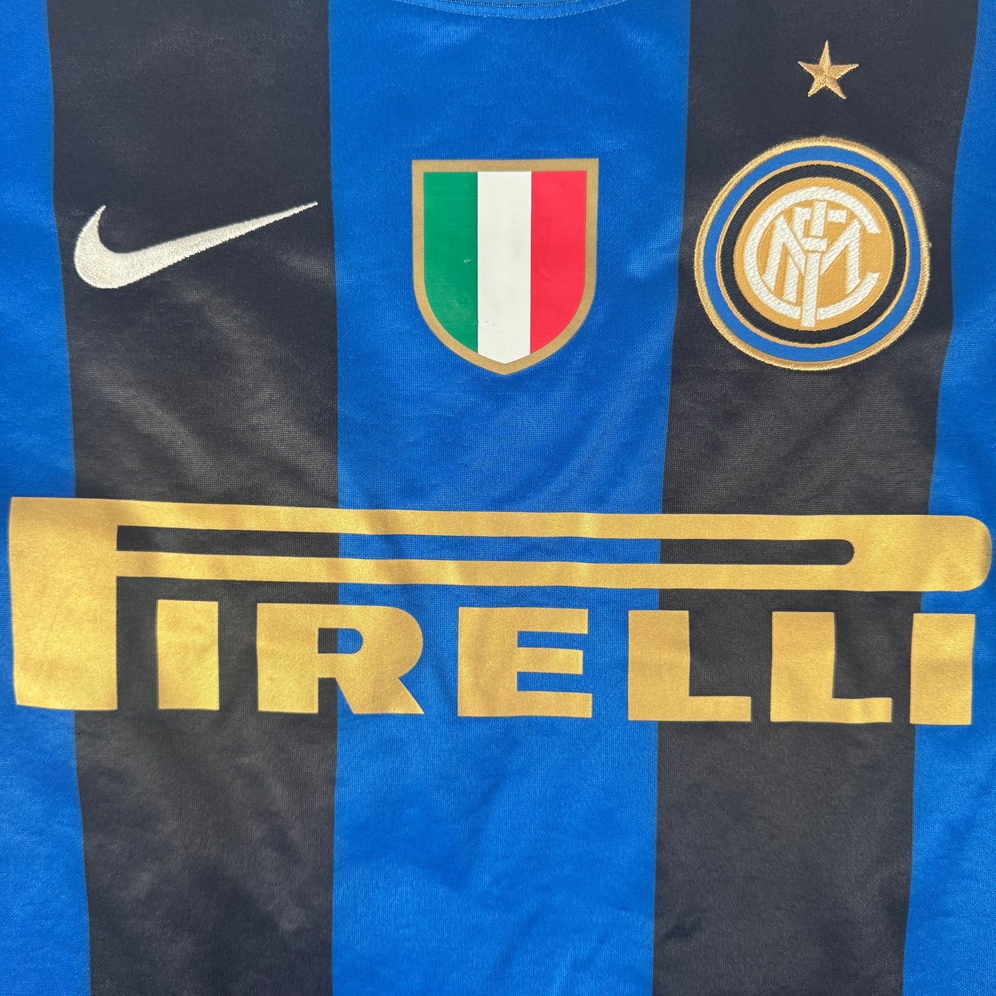 CAMPIONI 17 Inter Milan 2008/2009 Home Football Shirt XL – Football Shirt Kingdom