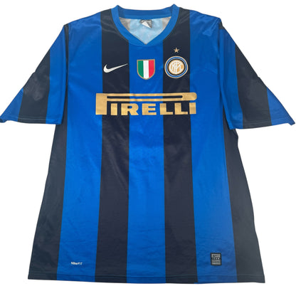 CAMPIONI 17 Inter Milan 2008/2009 Home Football Shirt XL – Football Shirt Kingdom