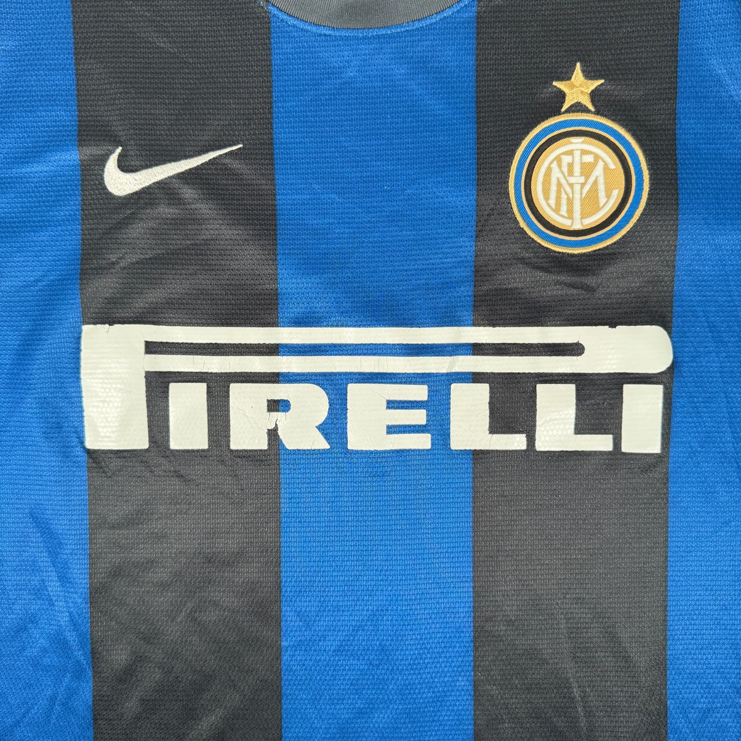Inter Milan 2012/2013 Home Football Shirt Large – Football Shirt Kingdom