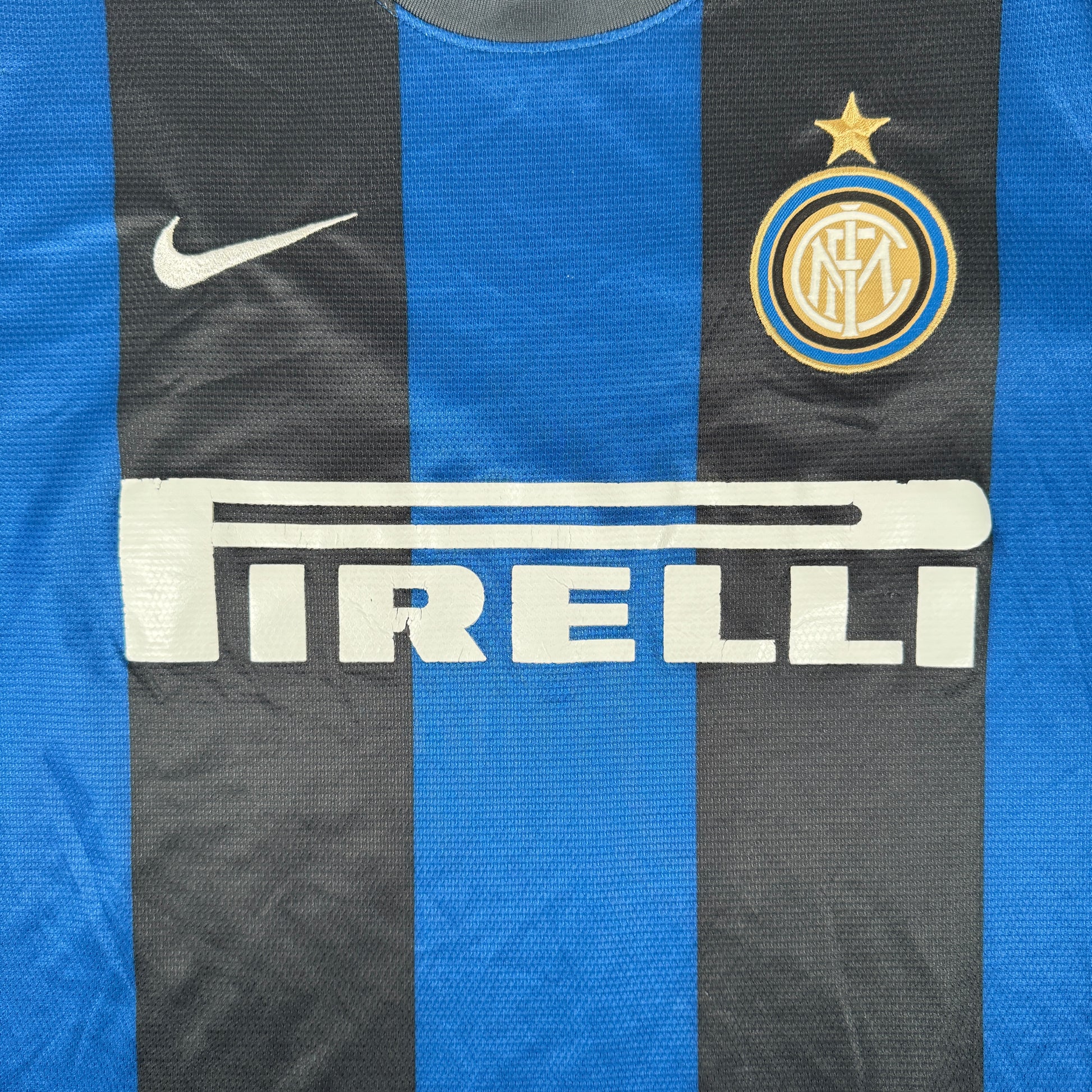 Inter Milan 2012/2013 Home Football Shirt Large – Football Shirt Kingdom