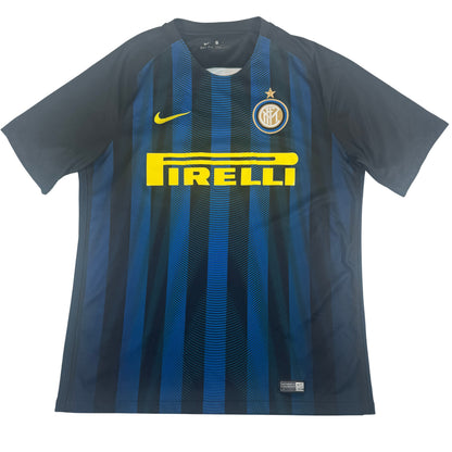 Front of Inter Milan 2016/2017 home football shirt, size Large