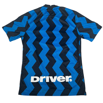 Inter Milan 2020/2021 Home Football Shirt Medium — full back view