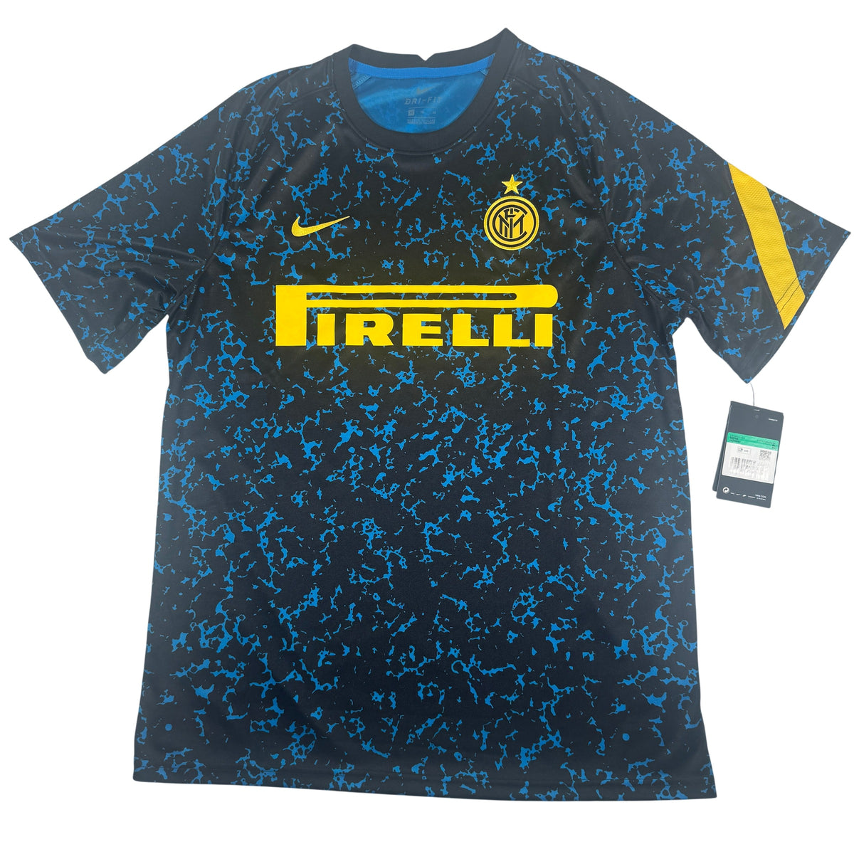 Front of Inter Milan 2020/2021 training football shirt, size XL