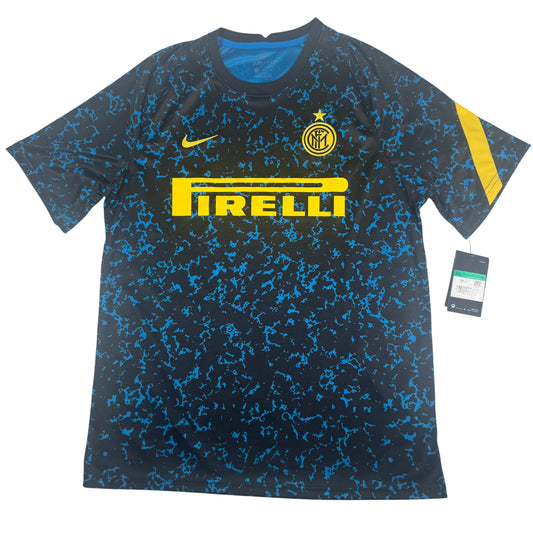 Front of Inter Milan 2020/2021 training football shirt, size XL