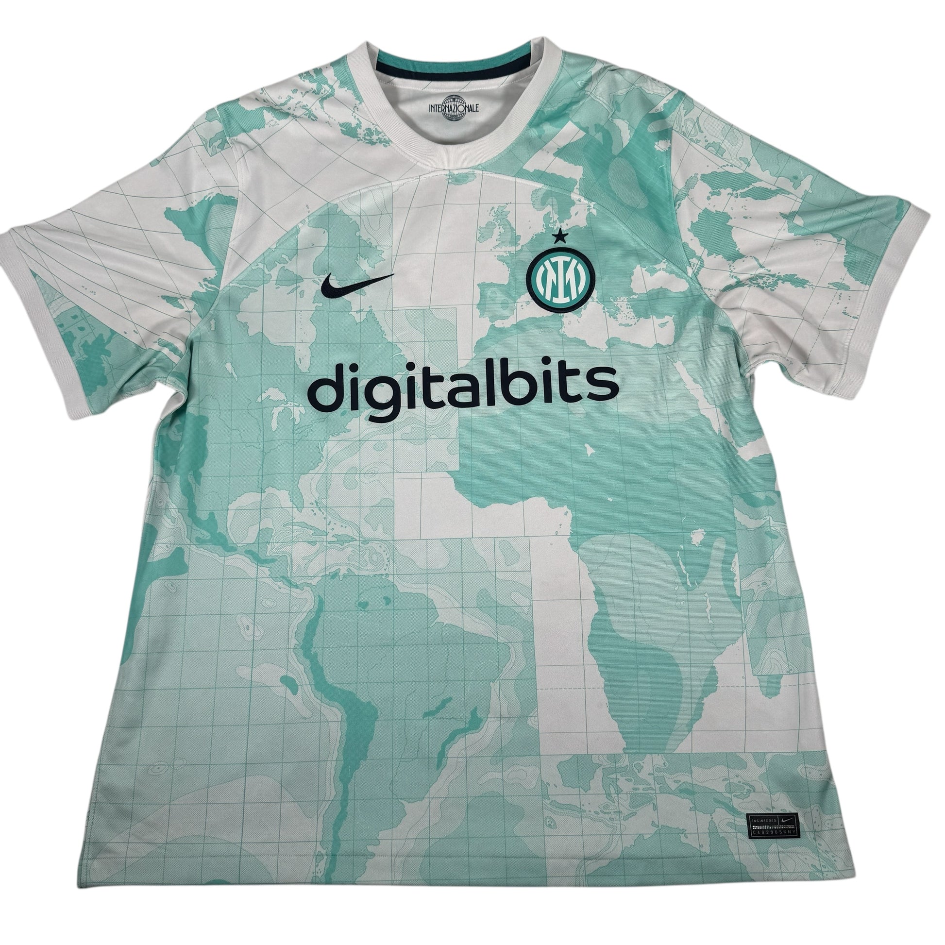 Inter Milan 2022/2023 Away Football Shirt XXL 2XL – Football Shirt Kingdom