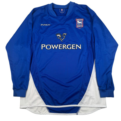Front of Ipswich Town 2003/2004/2005 home football shirt, size XL