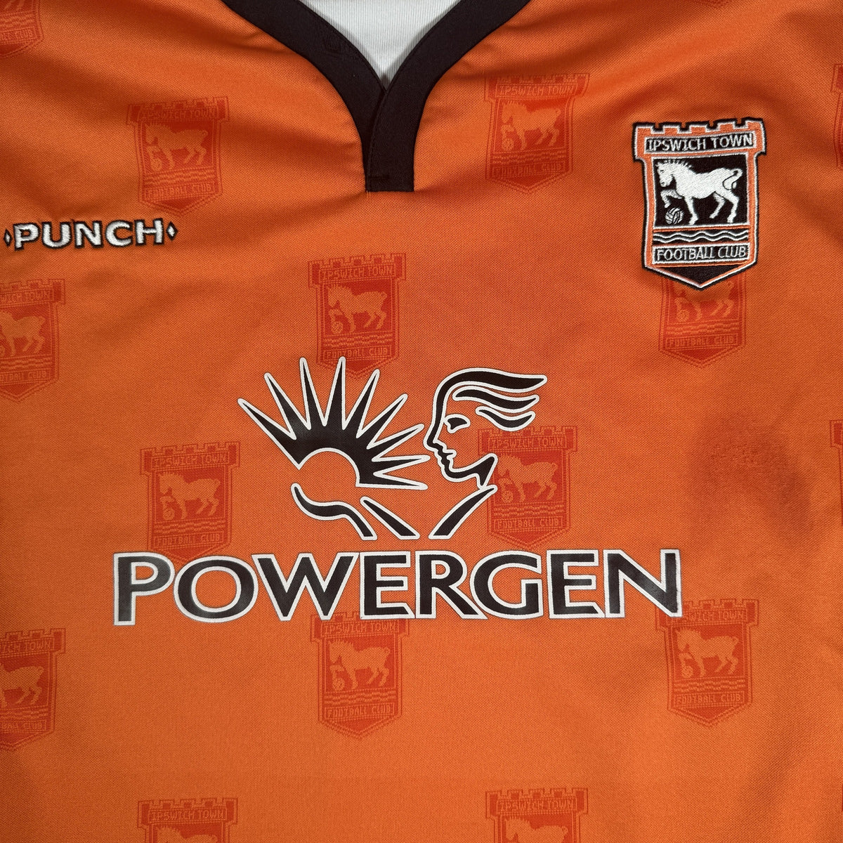 Ipswich Town 2004/2005 Away Long Sleeve Football Shirt 4XL