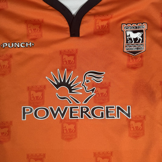 Ipswich Town 2004/2005 Away Long Sleeve Football Shirt 4XL