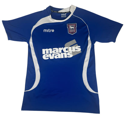 Ipswich Town 2009/2010/2011 Home Football Shirt Small — full front view