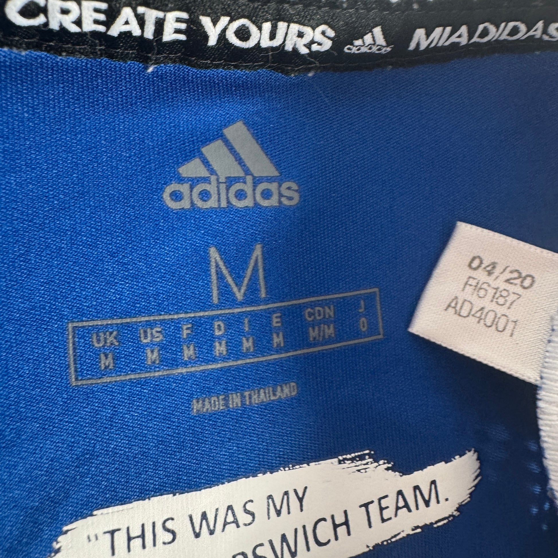 Ipswich Town 2020/2021 Home Football Shirt Medium – Football Shirt Kingdom