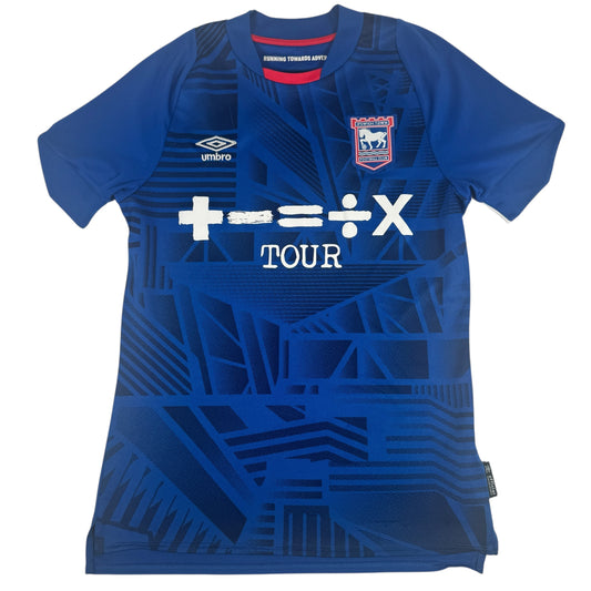 Ipswich Town 2022/2023 Home Football Shirt Small — full front view