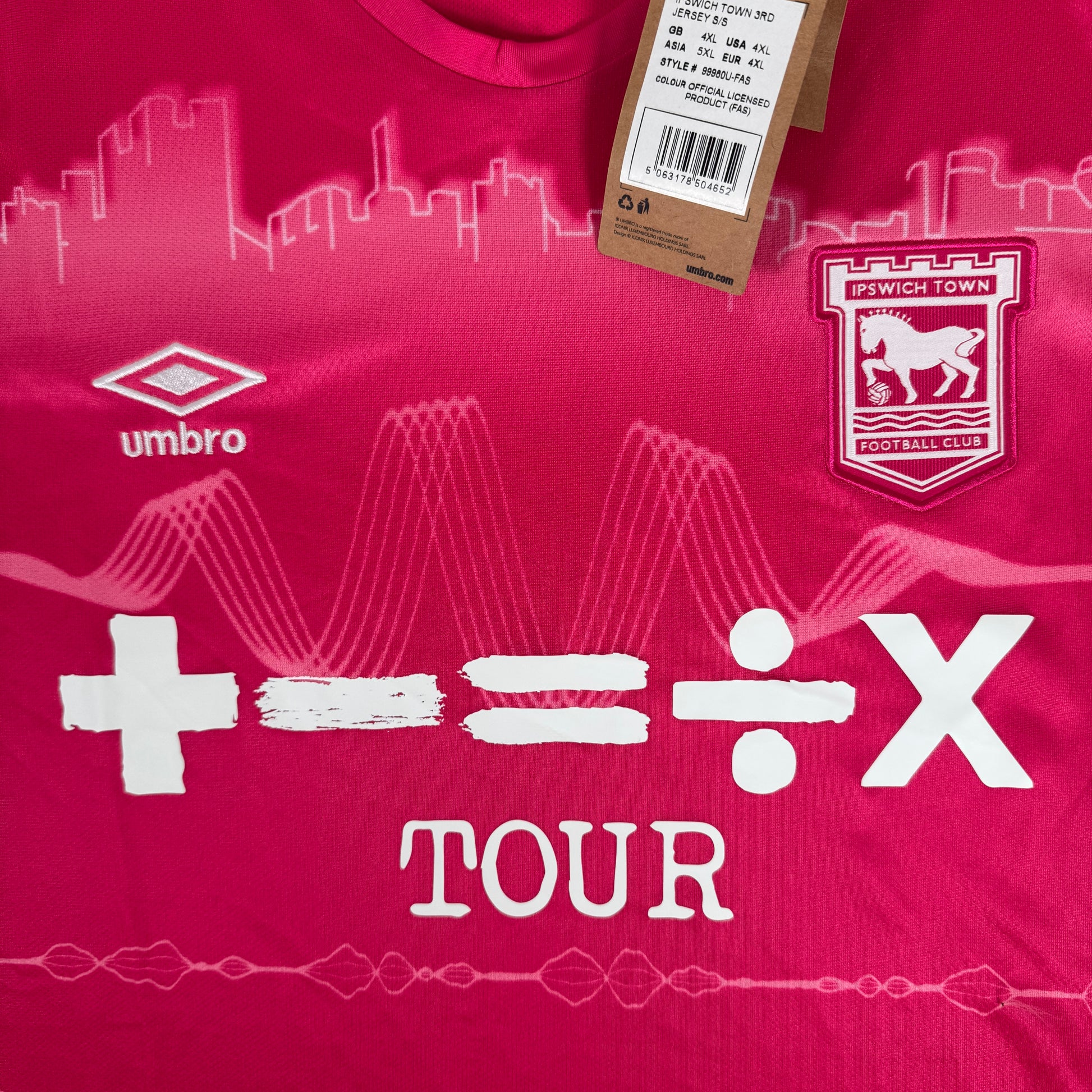 Ipswich Town 2024/2025 Third Football Shirt 4XL XXXXL BNWT – Football Shirt Kingdom