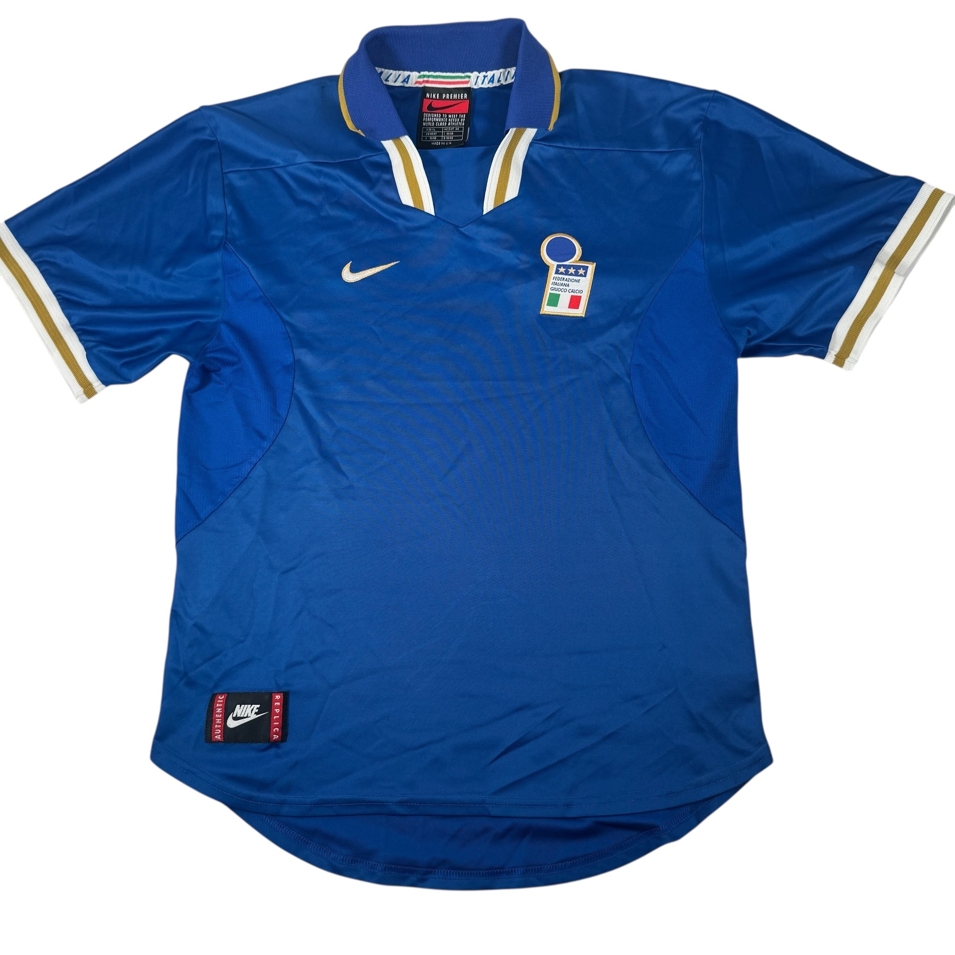 Italy 1996/1997/1998 Home Football Shirt XL – Football Shirt Kingdom