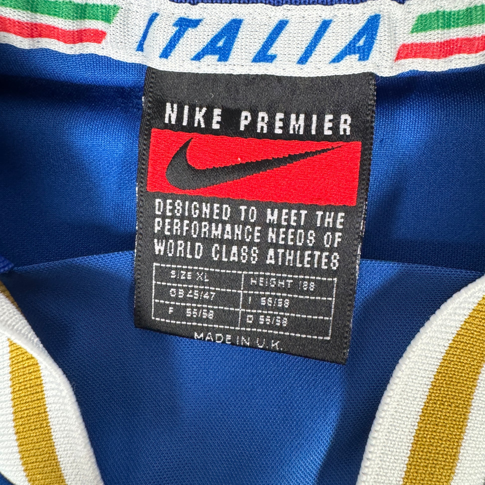 Italy 1996/1997/1998 Home Football Shirt XL – Football Shirt Kingdom