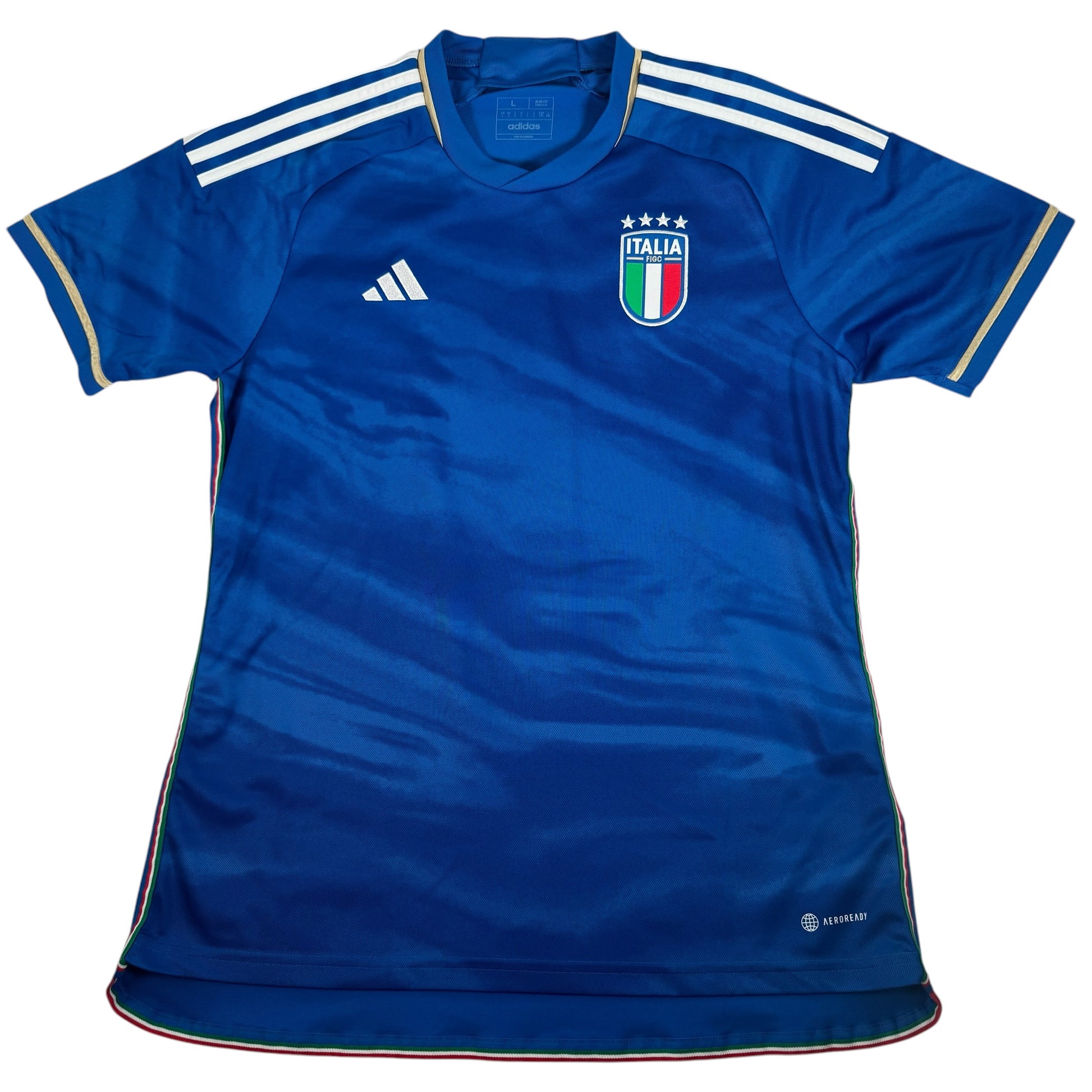 Italy 2023/2024 Home Football Shirt Large – Football Shirt Kingdom