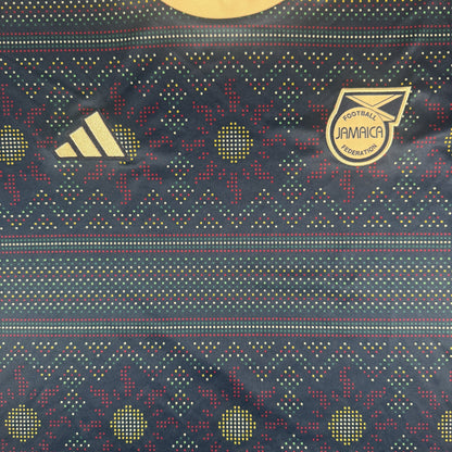 Close-up of Jamaica 2023/2024 training football shirt, size XL
