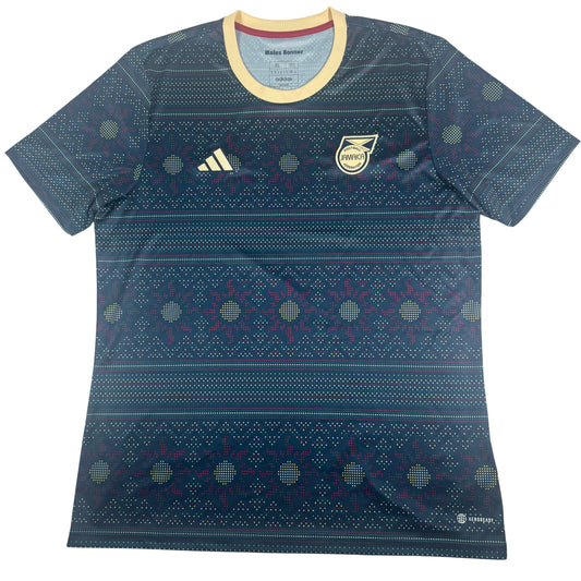 Front of Jamaica 2023/2024 training football shirt, size XL