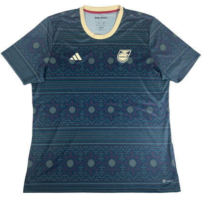 Front of Jamaica 2023/2024 training football shirt, size XXL